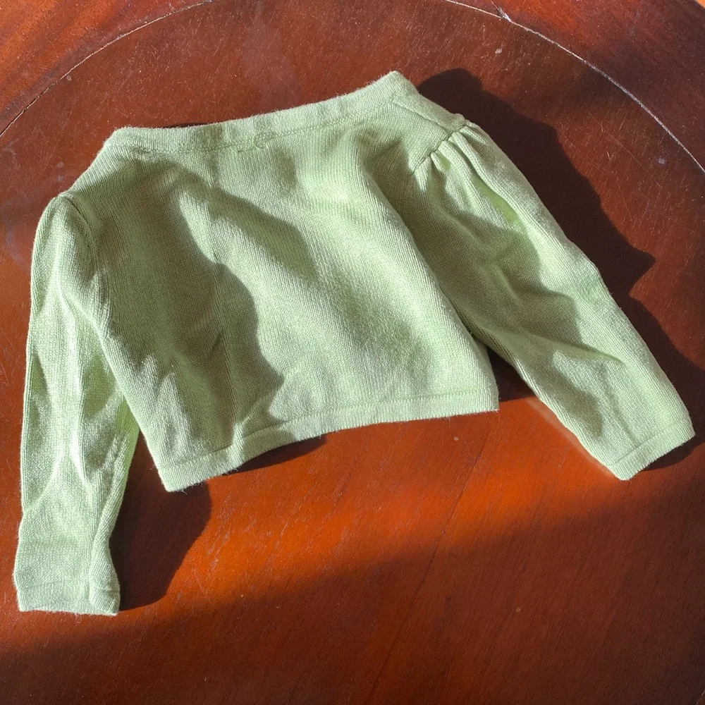🧩 3/$20 Gap Green Shrug Sweater Size 2T